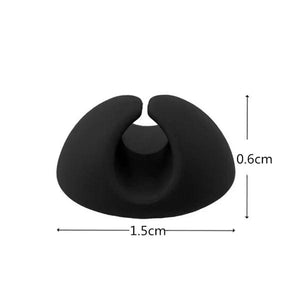 Planet Gates Car Dashboard Data Cable Clips Self-Adhesive USB Line Hub Wire Holder Fixing Clamp Office Desk Wire Organizer Accessories
