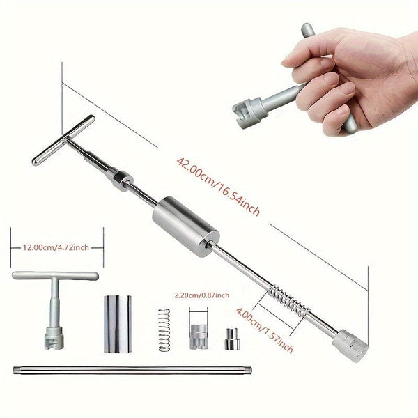 Planet Gates Car Dent Remover Tool, Paintless Dent Repair Dent Puller Kit Slide Hammer Tools With 18pcs Thickened Blue Tabs For DIY Automobile Body Dent Removal