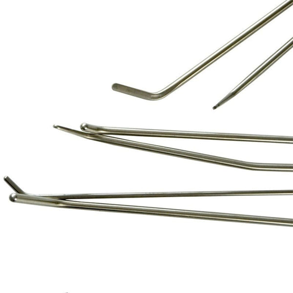 Planet Gates Car Dent Repair Hooks Stainless Steel Push Rods Crowbar Tools Kit For Dents Hail Damage Removal Automotive Accessories