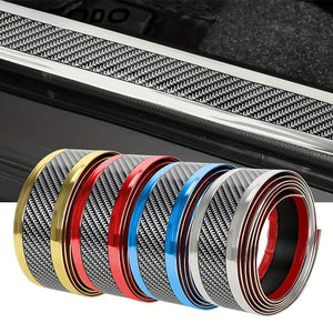 Planet Gates Car Door Sill Protection Strip, Carbon Fiber Style Car Body, Rearview Mirrors, Bumper, Anti-scratch Protection Stickers, Auto Decoration Accessories
