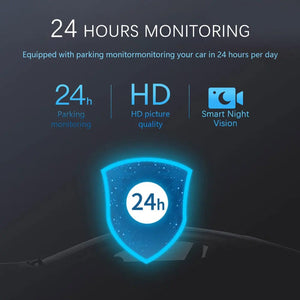 Planet Gates Car DVR Wide-angle 2-record High-definition Night Vision 1080P Driving Recorder Suction Cup 2-lens Car Front and inside Video