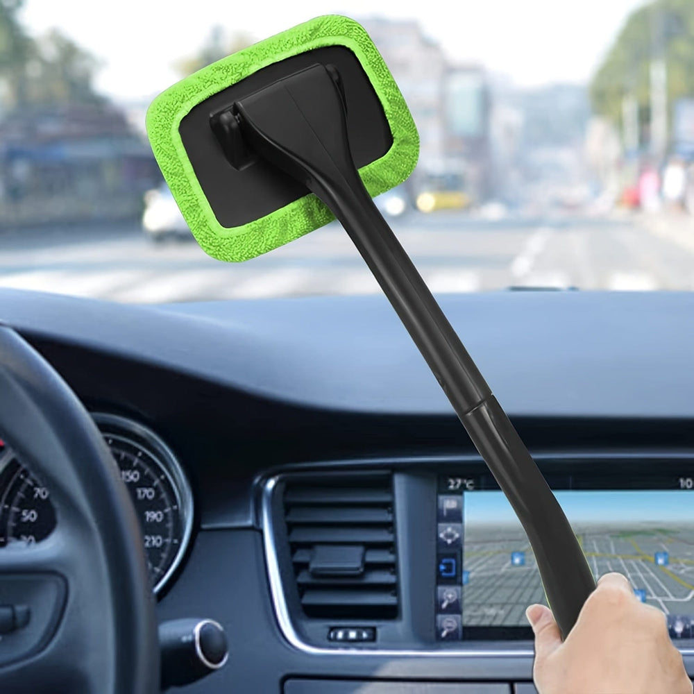 Planet Gates Car Glass Cleaning Brush Car Glass Cleaning Brush, Interior Cleaning Mirror Cleaning Brush Window Windshield Cleaning Tool