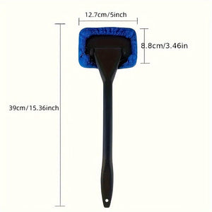 Planet Gates Car Glass Cleaning Brush Car Glass Cleaning Brush, Interior Cleaning Mirror Cleaning Brush Window Windshield Cleaning Tool