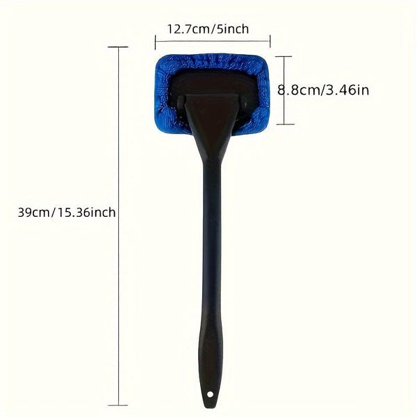 Planet Gates Car Glass Cleaning Brush Car Glass Cleaning Brush, Interior Cleaning Mirror Cleaning Brush Window Windshield Cleaning Tool