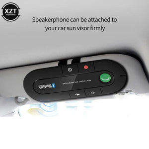 Planet Gates Car Handsfree Phone 4.1+EDR Wireless Bluetooth Compatible Handsfree Car Kit MP3 Music Player USB Power Audio Receiver Visor Clip