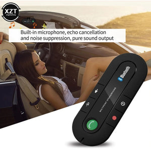 Planet Gates Car Handsfree Phone 4.1+EDR Wireless Bluetooth Compatible Handsfree Car Kit MP3 Music Player USB Power Audio Receiver Visor Clip