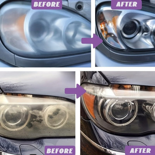 Planet Gates Car Headlight Restoration Refurbishing Agent Headlight Care Polish Agent Headlight Restore Coating Light Removing Oxidation Prevent Scratches JB-XPCS8