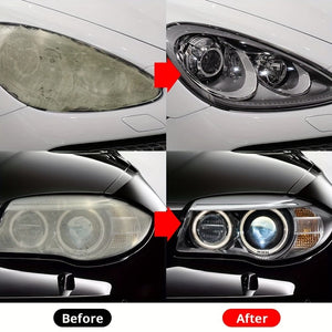 Planet Gates Car Headlight Restoration Refurbishing Agent Headlight Care Polish Agent Headlight Restore Coating Light Removing Oxidation Prevent Scratches JB-XPCS8