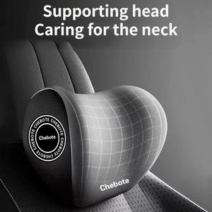 Planet Gates Car Headrest Cervical Spine Neck Support Pillow, Waist Support Pillow Set, Car Memory Cotton Waist Support Pillow, Neck Support Pillow