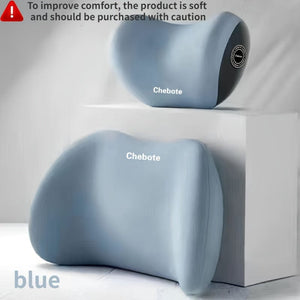 Planet Gates Car Headrest Cervical Spine Neck Support Pillow, Waist Support Pillow Set, Car Memory Cotton Waist Support Pillow, Neck Support Pillow
