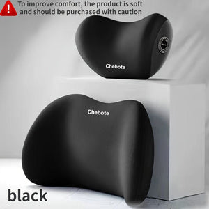 Planet Gates Car Headrest Cervical Spine Neck Support Pillow, Waist Support Pillow Set, Car Memory Cotton Waist Support Pillow, Neck Support Pillow