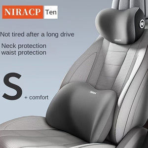 Planet Gates Car Headrest Lumbar Support, Driver Seat Backrest, Driving Waist Support, Car Neck Pillow Lumbar Cushion