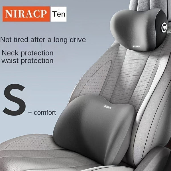 Planet Gates Car Headrest Lumbar Support, Driver Seat Backrest, Driving Waist Support, Car Neck Pillow Lumbar Cushion