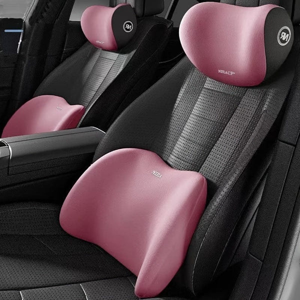 Planet Gates Car Headrest Lumbar Support, Driver Seat Backrest, Driving Waist Support, Car Neck Pillow Lumbar Cushion