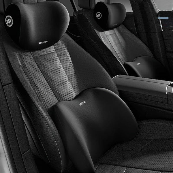 Planet Gates Car Headrest Lumbar Support, Driver Seat Backrest, Driving Waist Support, Car Neck Pillow Lumbar Cushion