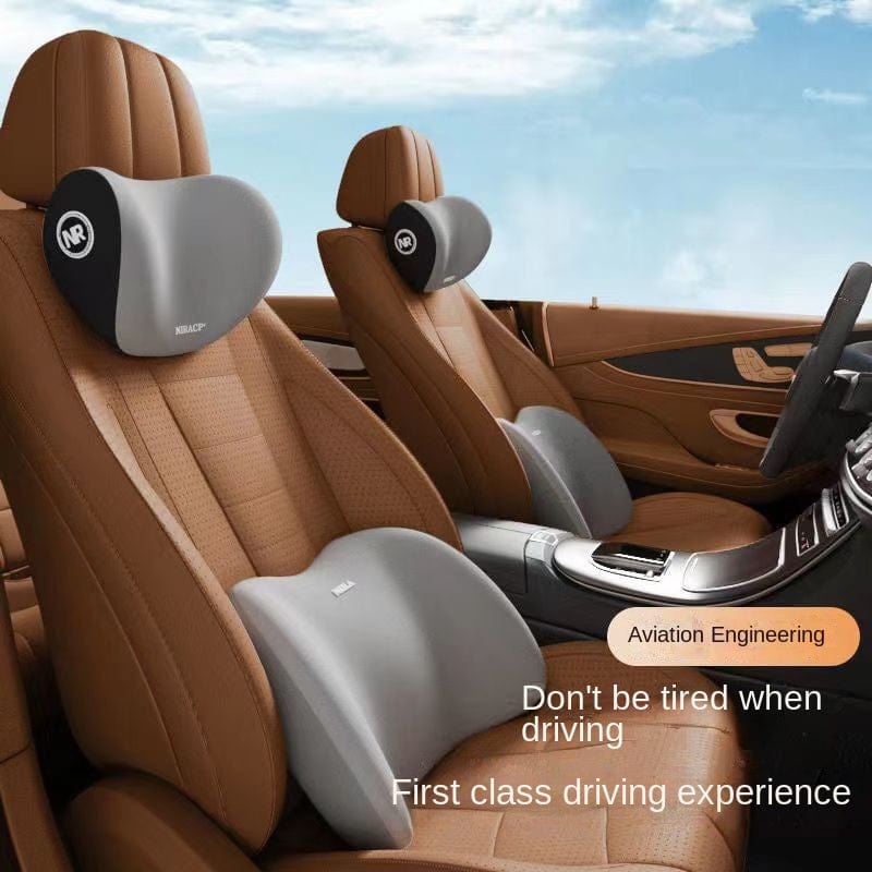 Planet Gates Car Headrest Lumbar Support, Driver Seat Backrest, Driving Waist Support, Car Neck Pillow Lumbar Cushion