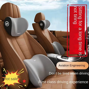Planet Gates Car Headrest Lumbar Support, Driver Seat Backrest, Driving Waist Support, Car Neck Pillow Lumbar Cushion
