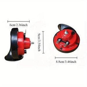 Planet Gates Car Horn 12V 60dB 4 Trumpet Super Loud Air Horn Compressor With Mounting Kits Trumpet Loudspeaker Motorcycle Horn Air Horns