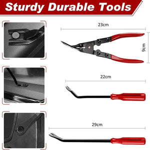 Planet Gates Car Interior Disassembly Tool Trim Removal Tools Kit Auto Removal Tool Kit Door Panel Radio Stereo Audio Dash Terminal Removal