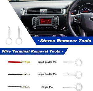 Planet Gates Car Interior Disassembly Tool Trim Removal Tools Kit Auto Removal Tool Kit Door Panel Radio Stereo Audio Dash Terminal Removal