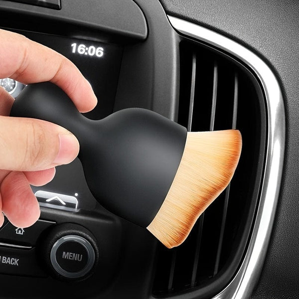 Planet Gates Car Interior Washing Tool Air Conditioner Air Outlet Cleaning Brush Car Interior Crevice Dust Removal Brush Soft Bristle Brush For Car Washing