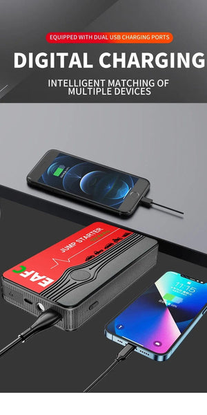 Planet Gates Car Jump Starter Power Bank 12V Auto Starting Device 600A Car Booster Battery Emergency Starter Battery For Car