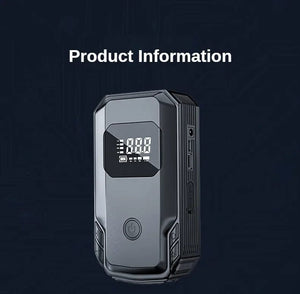 Planet Gates Car Jump Starter Power Bank Air Pump Multi-function Air Compressor Inflator Portable Battery Starter Car Electrical Appliances