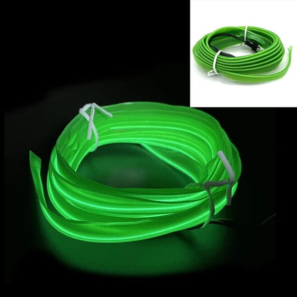 Planet Gates Car LED Strip EL Wire Rope Tube USB Switch Cigarette Car Ambient Light Neon Light Garland Decoration Flexible Led Tube Auto Led