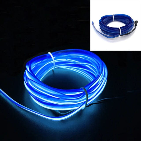 Planet Gates Car LED Strip EL Wire Rope Tube USB Switch Cigarette Car Ambient Light Neon Light Garland Decoration Flexible Led Tube Auto Led