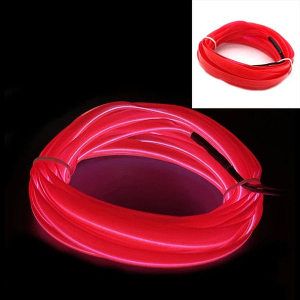 Planet Gates Car LED Strip EL Wire Rope Tube USB Switch Cigarette Car Ambient Light Neon Light Garland Decoration Flexible Led Tube Auto Led