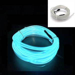 Planet Gates Car LED Strip EL Wire Rope Tube USB Switch Cigarette Car Ambient Light Neon Light Garland Decoration Flexible Led Tube Auto Led