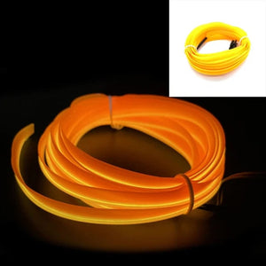 Planet Gates Car LED Strip EL Wire Rope Tube USB Switch Cigarette Car Ambient Light Neon Light Garland Decoration Flexible Led Tube Auto Led
