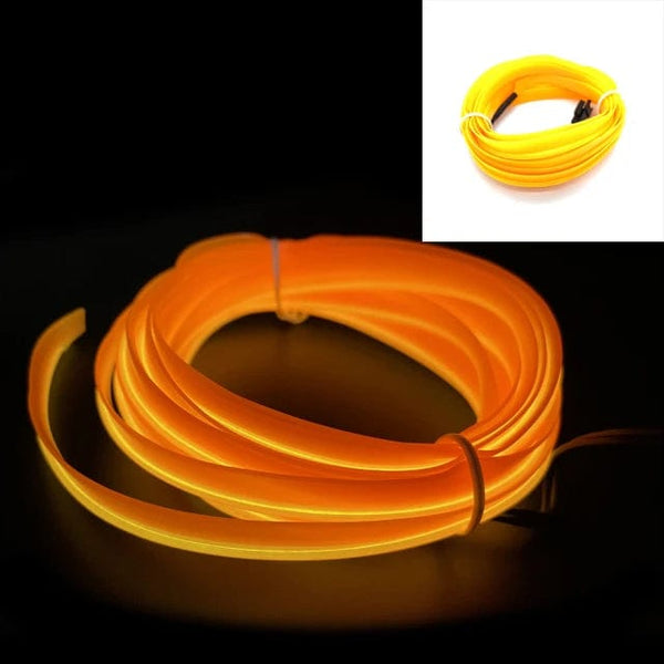 Planet Gates Car LED Strip EL Wire Rope Tube USB Switch Cigarette Car Ambient Light Neon Light Garland Decoration Flexible Led Tube Auto Led