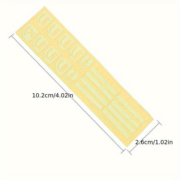 Planet Gates Car Luminous Car Sticker, Self Adhesive Night Visibility Decals For Car, Fluorescent Stickers For Car Window Door Switch