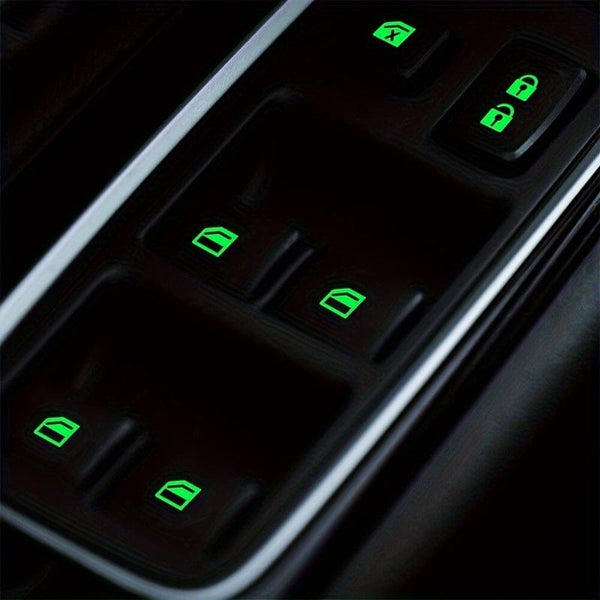 Planet Gates Car Luminous Car Sticker, Self Adhesive Night Visibility Decals For Car, Fluorescent Stickers For Car Window Door Switch