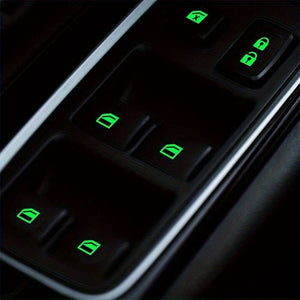 Planet Gates Car Luminous Car Sticker, Self Adhesive Night Visibility Decals For Car, Fluorescent Stickers For Car Window Door Switch