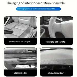 Planet Gates Car Maintenance Wax Car Dashboard Wax Car Interior Dashboard Maintenance Gloss Universal Wax Faux Leather Cleaning Plastic Refurbishment Repair Agent