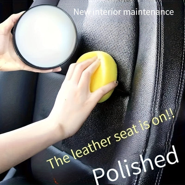 Planet Gates Car Maintenance Wax Car Dashboard Wax Car Interior Dashboard Maintenance Gloss Universal Wax Faux Leather Cleaning Plastic Refurbishment Repair Agent
