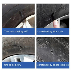 Planet Gates Car Motorbike Bicycle Tyre Tire Repair Sealant Liquid Rubber for Tire Repairing Glue Liquid Strong Rubber Adhesive Glue Tool