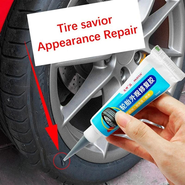 Planet Gates Car Motorbike Bicycle Tyre Tire Repair Sealant Liquid Rubber for Tire Repairing Glue Liquid Strong Rubber Adhesive Glue Tool