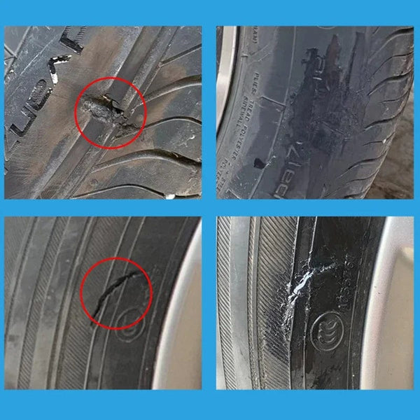 Planet Gates Car Motorbike Bicycle Tyre Tire Repair Sealant Liquid Rubber for Tire Repairing Glue Liquid Strong Rubber Adhesive Glue Tool