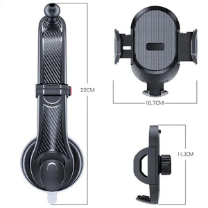 Planet Gates Car Phone Holder Car Sucker Phone Holder Cell Phone Mount Stand Car Windshield Dashboard GPS Rotation Bracket for IPhone Samsung