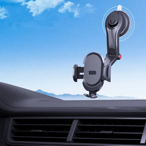 Planet Gates Car Phone Holder Car Sucker Phone Holder Cell Phone Mount Stand Car Windshield Dashboard GPS Rotation Bracket for IPhone Samsung