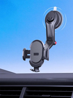 Planet Gates Car Phone Holder Car Sucker Phone Holder Cell Phone Mount Stand Car Windshield Dashboard GPS Rotation Bracket for IPhone Samsung