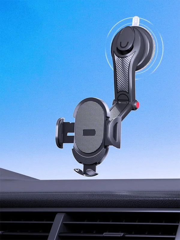 Planet Gates Car Phone Holder Car Sucker Phone Holder Cell Phone Mount Stand Car Windshield Dashboard GPS Rotation Bracket for IPhone Samsung