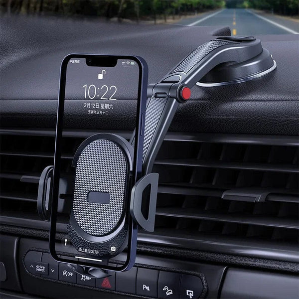 Planet Gates Car Phone Holder Car Sucker Phone Holder Cell Phone Mount Stand Car Windshield Dashboard GPS Rotation Bracket for IPhone Samsung