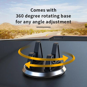 Planet Gates Car Phone Holder Stands Rotatable Support Anti Slip Mobile 360 Degree Mount Dashboard GPS Navigation Universal Auto Accessories
