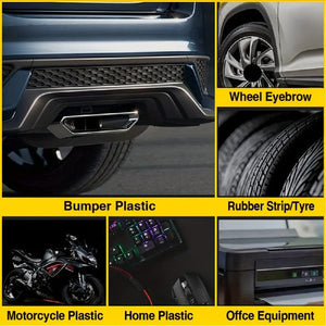 Planet Gates Car Plastic Parts Repair Wax, Crystal Coating Wax, Brightener, For Black Car Interior Renovation, Whitening Scratches Repair Wax