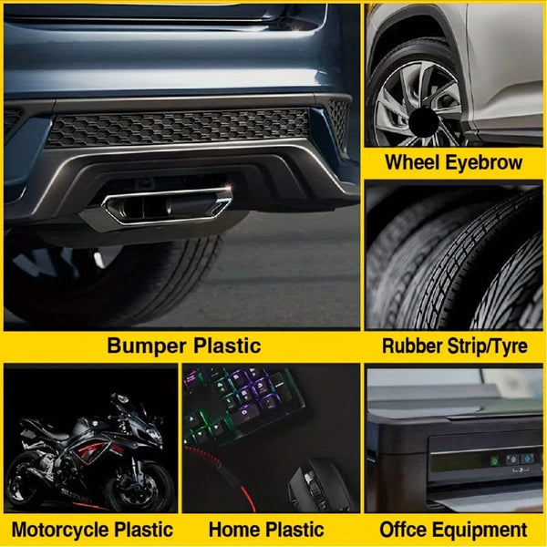 Planet Gates Car Plastic Parts Repair Wax, Crystal Coating Wax, Brightener, For Black Car Interior Renovation, Whitening Scratches Repair Wax