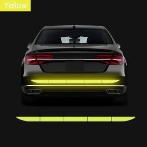 Planet Gates car rear green Car Wheel Hub Reflective Stripes Door Handle Safety Warning Sticker Car Rear Warning Tape Automobile Sticker Exterior Accessorie